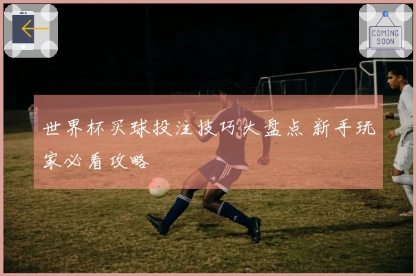 世界杯买球投注技巧大盘点 新手玩家必看攻略